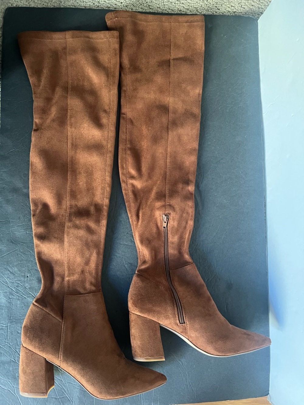 Steve Madden Brown Thigh High Boots, 7.5